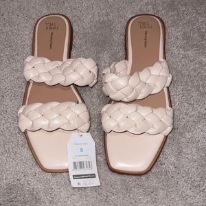 Braided sandals